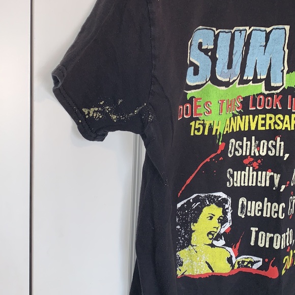 Sun 41 Does This Look Infected 15th Anniversary your 2018 T Shirt Men’s M - Picture 5 of 6